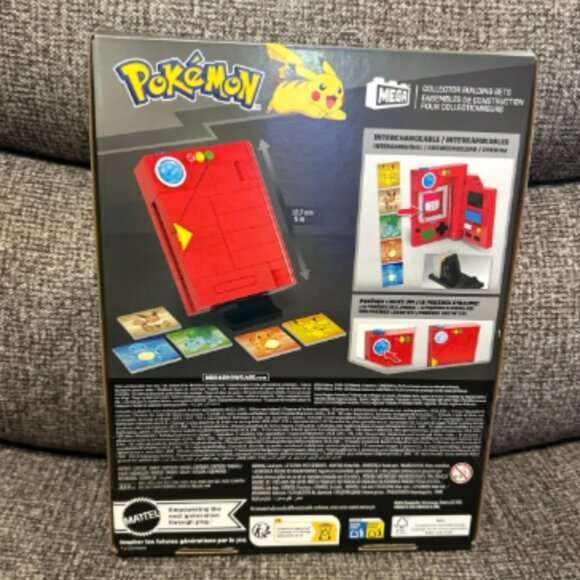 NIB Pokemon Pokedex Mega Blox New in Box Building Set Kanto - Picture 2 of 3